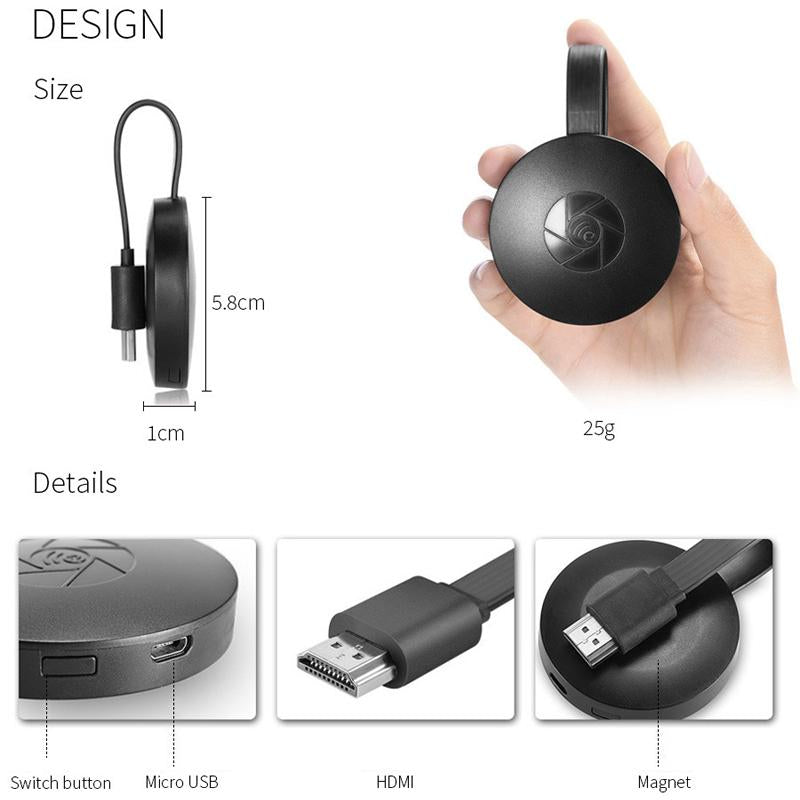 SmartView HD Langaton Projektori – Full HD, Helppo Yhdistää, Kotiteatterikokemus