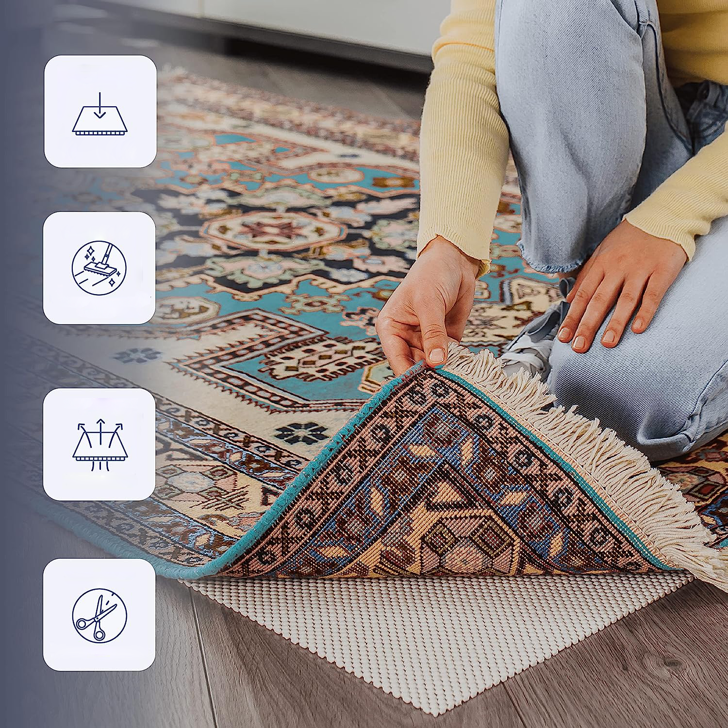 StayPut™ Ihmematto – Liukumaton Mattojen Pidike Kodin Turvallisuuteen