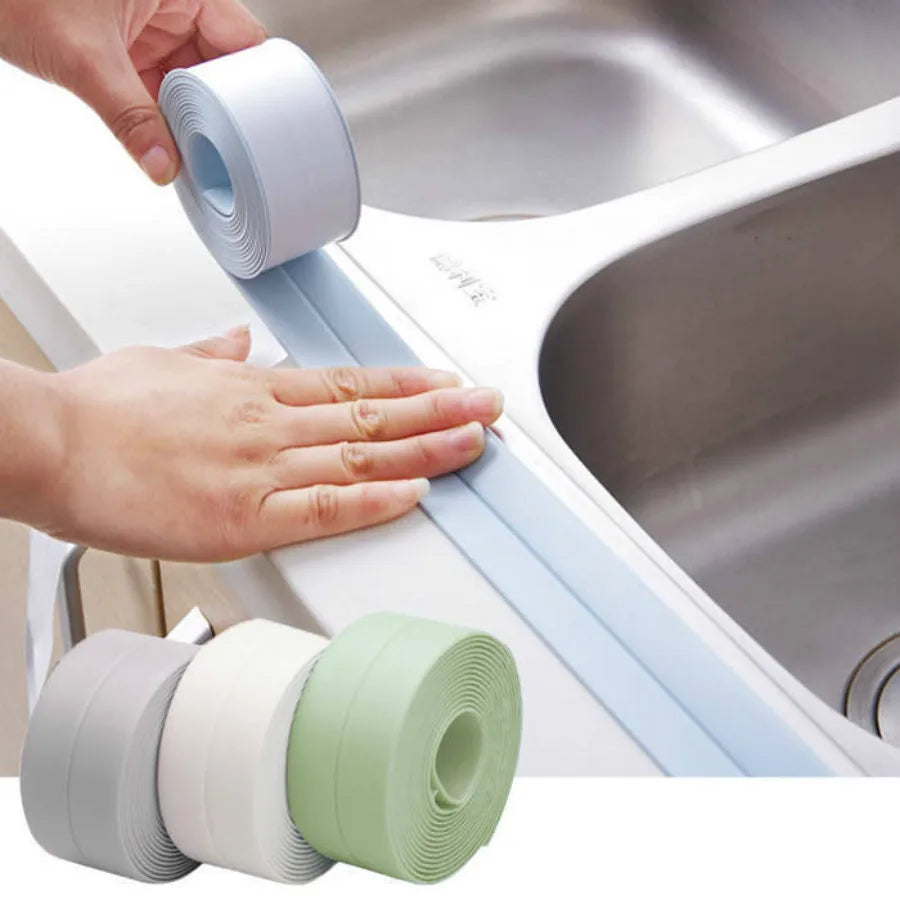MagicSeal PVC Suojanauha – Vedenkestävä tiivistenauha kylpyhuoneen ja keittiön saumoille