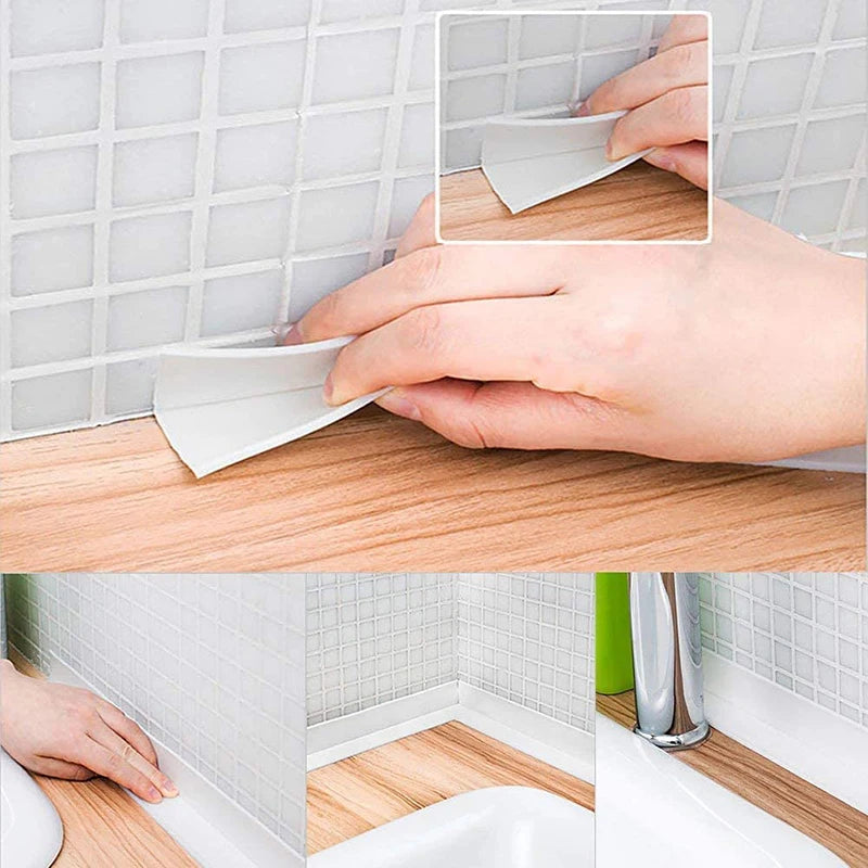 MagicSeal PVC Suojanauha – Vedenkestävä tiivistenauha kylpyhuoneen ja keittiön saumoille
