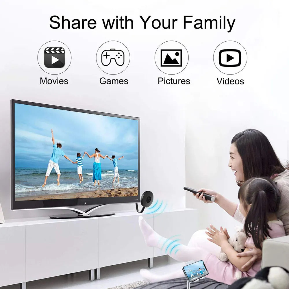 SmartView HD Langaton Projektori – Full HD, Helppo Yhdistää, Kotiteatterikokemus