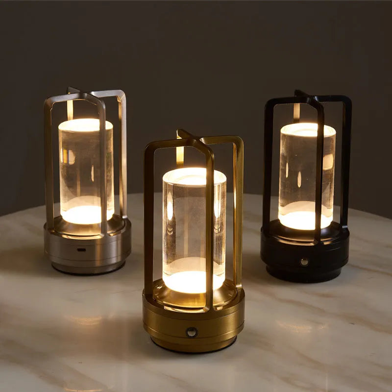 LuminEssence Retro Kosketusvalo – Himmennettävä & Vedenkestävä