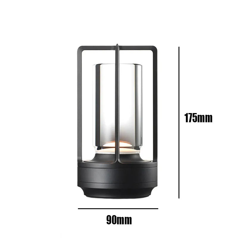 LuminEssence Retro Kosketusvalo – Himmennettävä & Vedenkestävä
