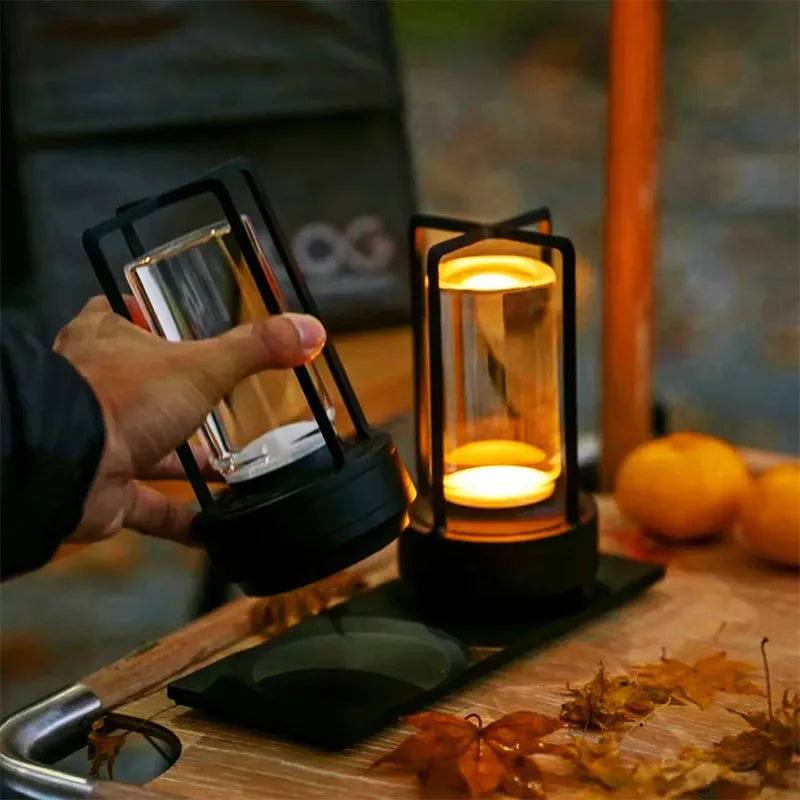 LuminEssence Retro Kosketusvalo – Himmennettävä & Vedenkestävä